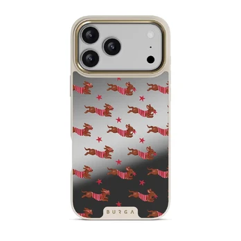 Hot Dog - iPhone 17 Pro Max Case, Elite Mirror Light (MagSafe) / Gold