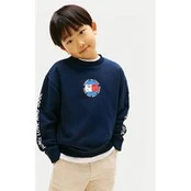 Tommy Hilfiger Džemperis Smiley Flag KB0KB10258 Tamsiai mėlyna Regular Fit