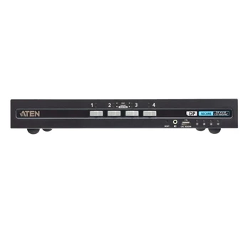 Aten 4P USB DP Single Ekranas PP4 Secure KVM (CAC) | CS1184DP4C