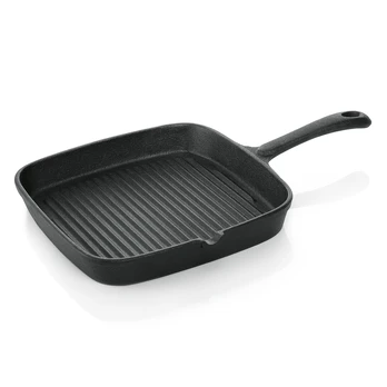 Keptuvė Grill (ketaus, 22 x 22 x h3,5 cm.)