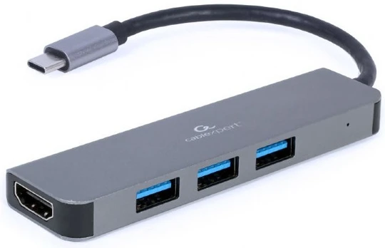 Gembird Cablexpert USB Type-C 2-in-1 kelių prievadų adapteris (Hub + HDMI) A-CM-COMBO2-01 USB Type-C