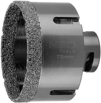 Neo Tools 72 mm x M14 deimantinis skylių pjūklas
