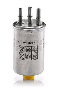 Kuro filtras MANN-FILTER WK 829/7