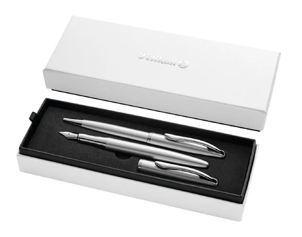 Tušinukas+plunksnakotis JAZZ NOBLE elegance silver