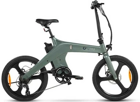 Elektrinis dviratis DYU T1, 20", 250W, 10Ah, žalias