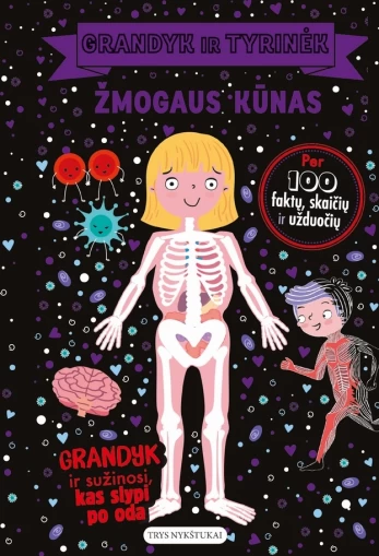 KNYGA Grandyk ir tyrinėk. Žmogaus kūnas