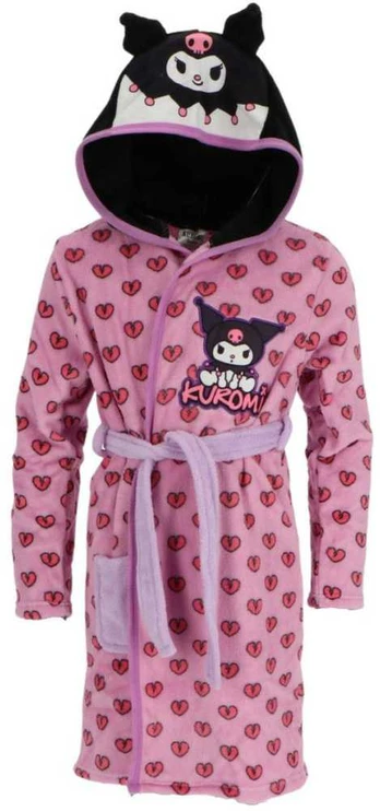 Hello Kitty Kuromi vaikiškas chalatas 3-4 metų / 98-104 cm