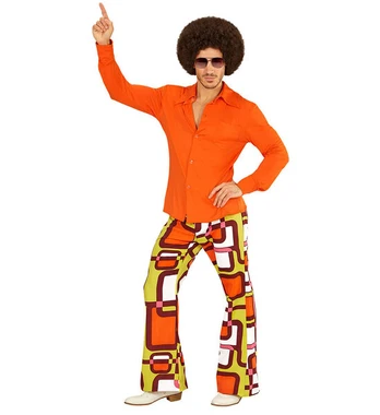 THE 70s GROOVY STYLE - orange (shirt)