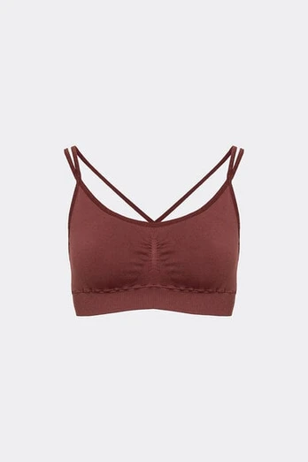 Besiuvis topas FLEX TOP ACTIVE Flexit Giulia, spalva hot chocolate