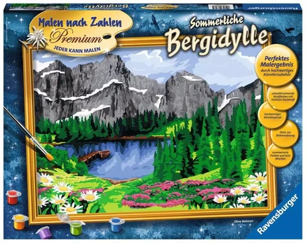Ravensburger tapyba pagal skaičius „Vasara kalnuose“, 40×30 cm