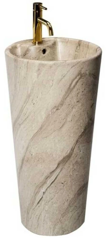 Pastatomas praustuvas REA Blanka Natural Matt Marmur