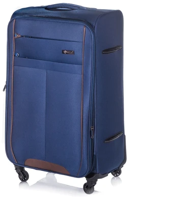Kelioninis Medium soft luggage M Solier STL1311 navy-ruda