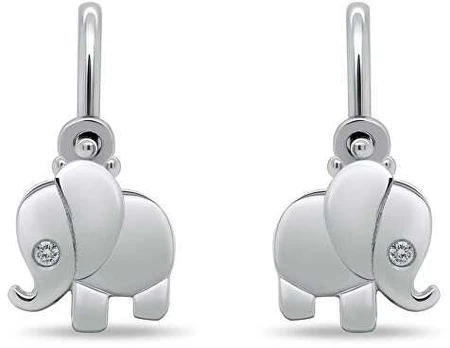 Brilio Silver Brilio Sidabrinis Playful sidabrinis Elephant auskarai EA185W