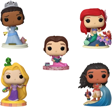 Funko POP pack 5 figures Disney Princess