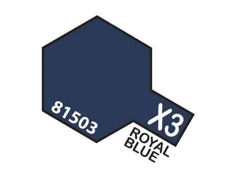 Tamiya X-3 Royal Blue akriliniai dažai 10 ml