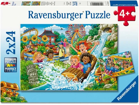 Ravensburger Puzzle 2x24 Pieces: Amusement Park Fun