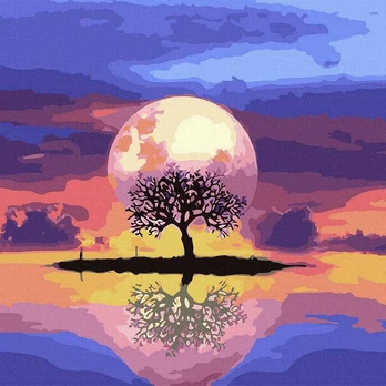 TPS Tapybos rinkinys "Island in the moon"
