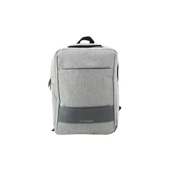 Lean City Business Backpack USB Middle Compartment Gray 14L