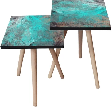 Kalune Design Staliukas (2 dalys) 2SHP57 - Turquoise
