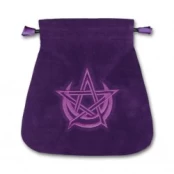Pagan Moon satininis violetinis maišelis kortoms kaina