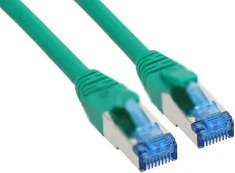 InLine Patch kabelis sieciowy Cat.6A, S/FTP (PiMf), 500MHz, žalias, 2m (76802G)