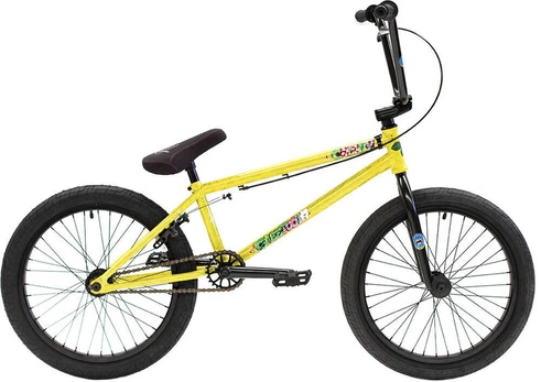 BMX dviratis Colony Sweet Tooth Pro, 20", 2021, geltonas