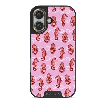 Coral Reef - iPhone 16 Case, Elite Dark (MagSafe) / Gold