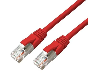 MicroConnect CAT6A UTP 10m Raudona LSZH