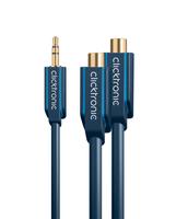 Adapteris AV Clicktronic Adapteris Y MP3 - Długość kabla 0.1 m