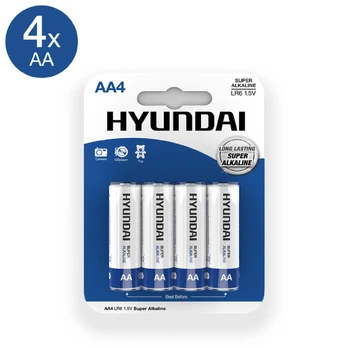 Hyundai AA šarminės baterijos, 4 vnt.