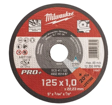 MILWAUKEE kampinio šlifuoklio šlifavimo diskas 4932451487