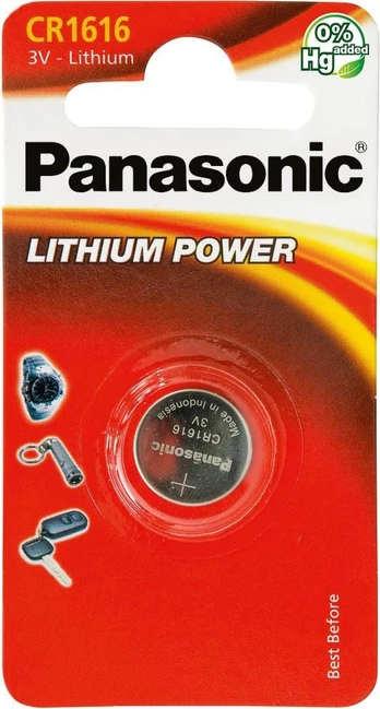 ELEMENTAI PANASONIC LITHIUM CR 1616 1BP