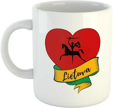 Puodelis "Lietuvos širdis"