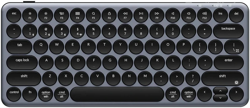 Klaviatūra Keychron B3P-K1 75% Scissor Space Gray