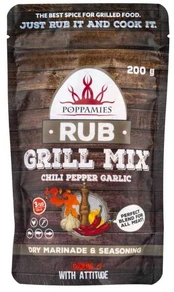 Prieskonių mišinys "Grilis mix Rub", 200g.