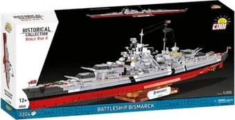 Cobi Klocki battleship bismarck 3204 klocków