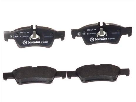 Stabdžių trinkelių rinkinys, diskinis stabdys BREMBO P50052