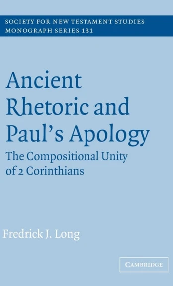 Ancient Rhetoric and Paul's Apology