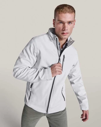 Roly Dviejų sluoksnių softshell striukė su mikrofliso pamušalu ANTARTIDA Perlų balta