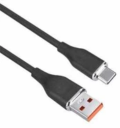 Solight SSC16005-S Kabelis USB-C 3.1 (M) - USB-A 2.0 (M) 0.5m juoda
