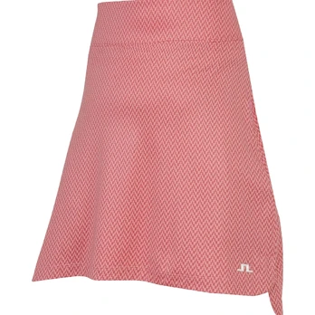 Mini sijonas moterims, Rožinė, Amy print skirt