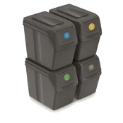 Prosperplast Šiukšliadėžių rinkinys 20l SORTIBOX 4 vnt. kaina