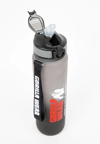 Gorilla Wear Gradient Water Bottle 1000ML - Black/Gray