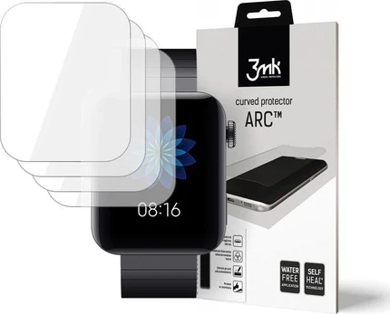 LCD apsauginė plėvelė 3MK Watch ARC Apple Watch 7/8 45mm 3vnt