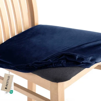 CLASSIC RESTILO sofos užvalkalas SENTO indigo spalvos, paprastas, klasikinio stiliaus