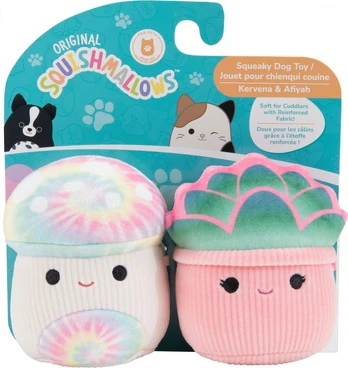 SQUISHMALLOWS Šuns žaislai, 9 cm, 2 vnt.