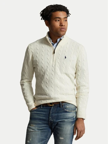 Polo Ralph Lauren Megztinis 710876766001 Écru Regular Fit
