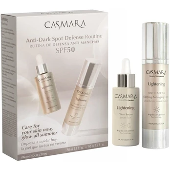 Veido priežiūros priemonių rinkinys Casmara Anti-Dark Spot Defense Routine CASAL2605, SPF50