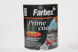 Antikorozinis alkidinis gruntas FARBEX GF-021, 2,8 kg, pilkos spalvos kaina