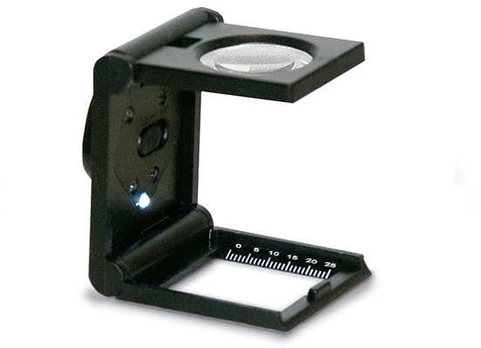 Konus Didinamasis stiklas Linen tester 5x LED